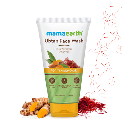 Mamaearth Face Wash Ubtan For Tan Removal